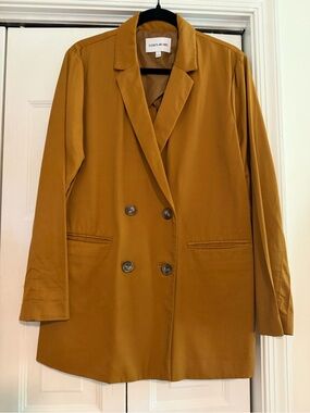 Elizabeth and James Double-Breasted Blazer